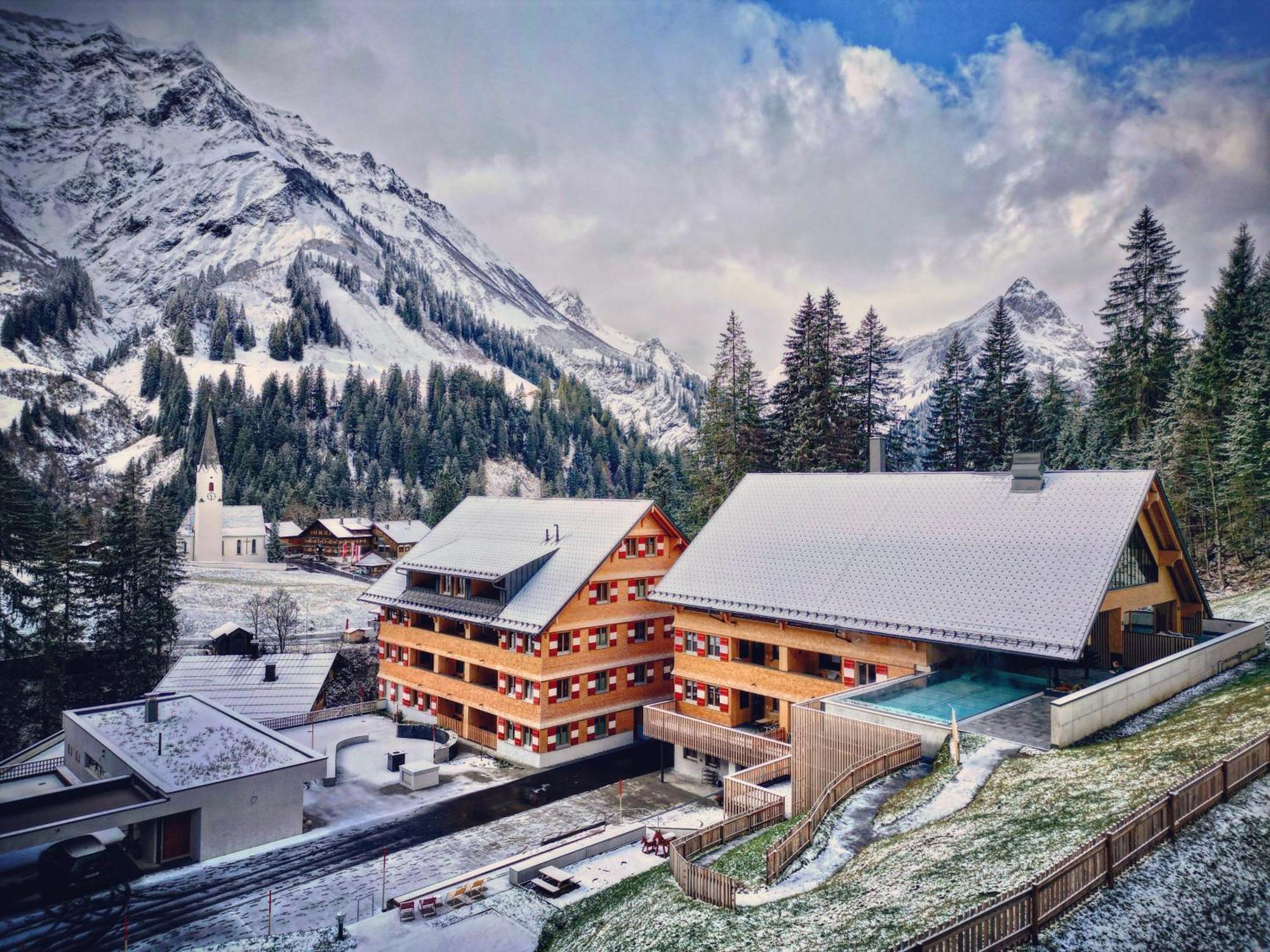 Berghaus Schroecken - Hotel Apartments Spa Εξωτερικό φωτογραφία
